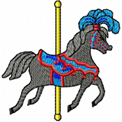 Horses Embroidery Design 3